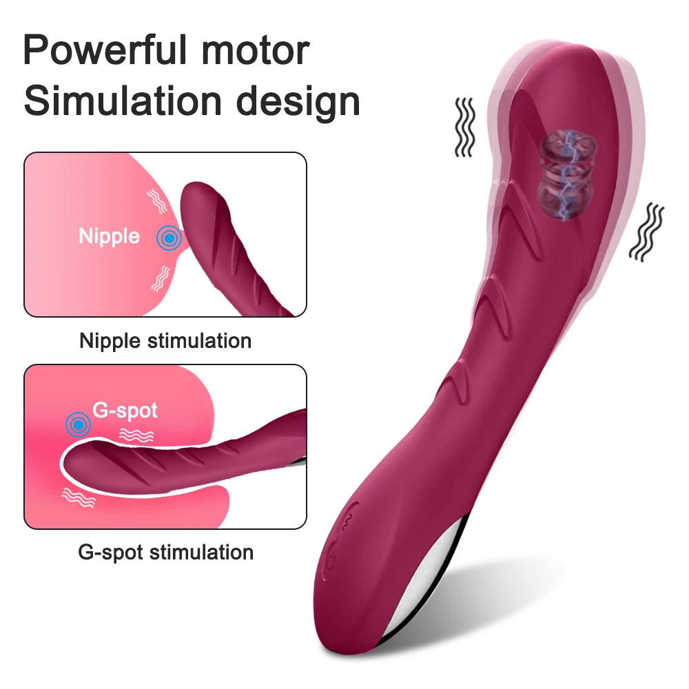 Powerful G Spot Vibrator For Women Clitoris Stimulator Soft Silicone Realistic Dildo Vibrators Sexy Toys Female
