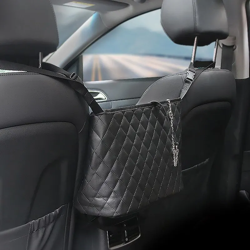 

Car Seat Storage Bag Universal Multi-function Internal Storage Storage Box Car Trailer Organizer Hanging Car Storage Net