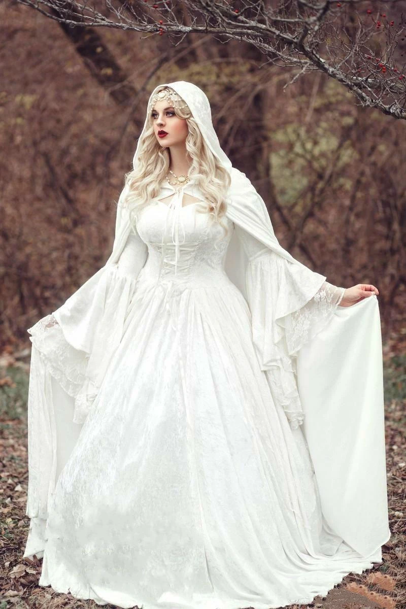 Gothic Medieval Wedding Dresses NSPSTT Victorian Dress Renaissance