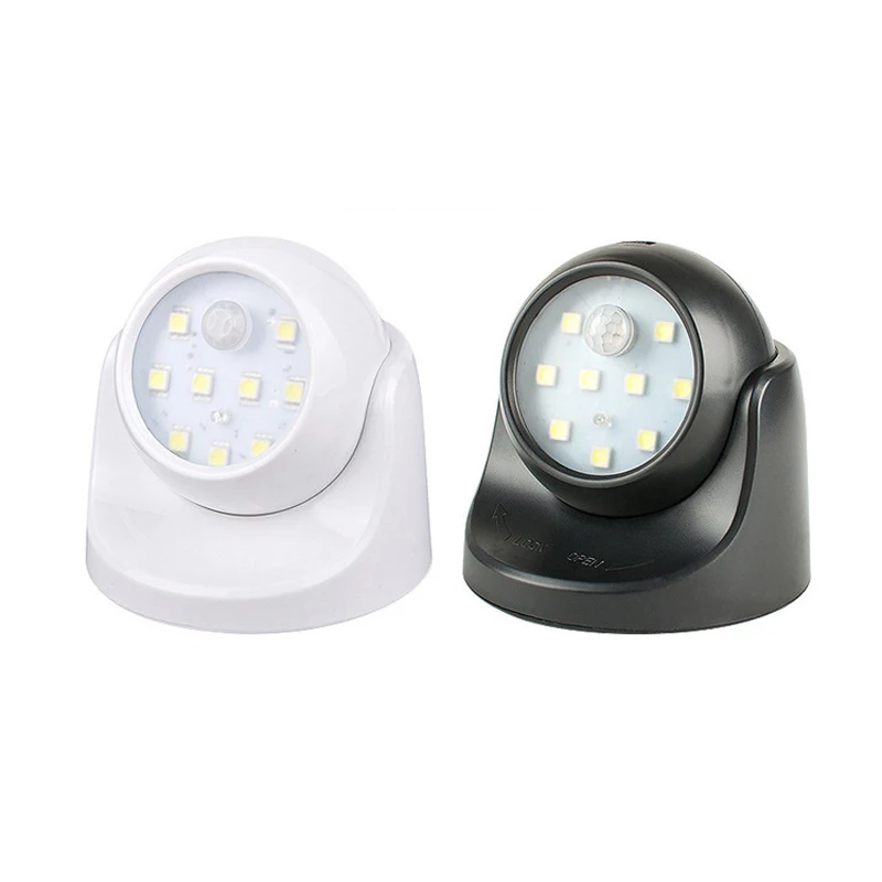 Battery Operated LED Spotlight PIR Motion Sensor Light Wireless Infrared Wall Lamp Home Indoor Outdoor Detector Security Light wifi pir motion sensor wireless passive infrared detector