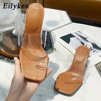 

Eilyken Pvc Transparen Women Slipper 2020 Summer High Quality Elegant Dress Shoes Slides Ladies Outdoor Sandal Shoes
