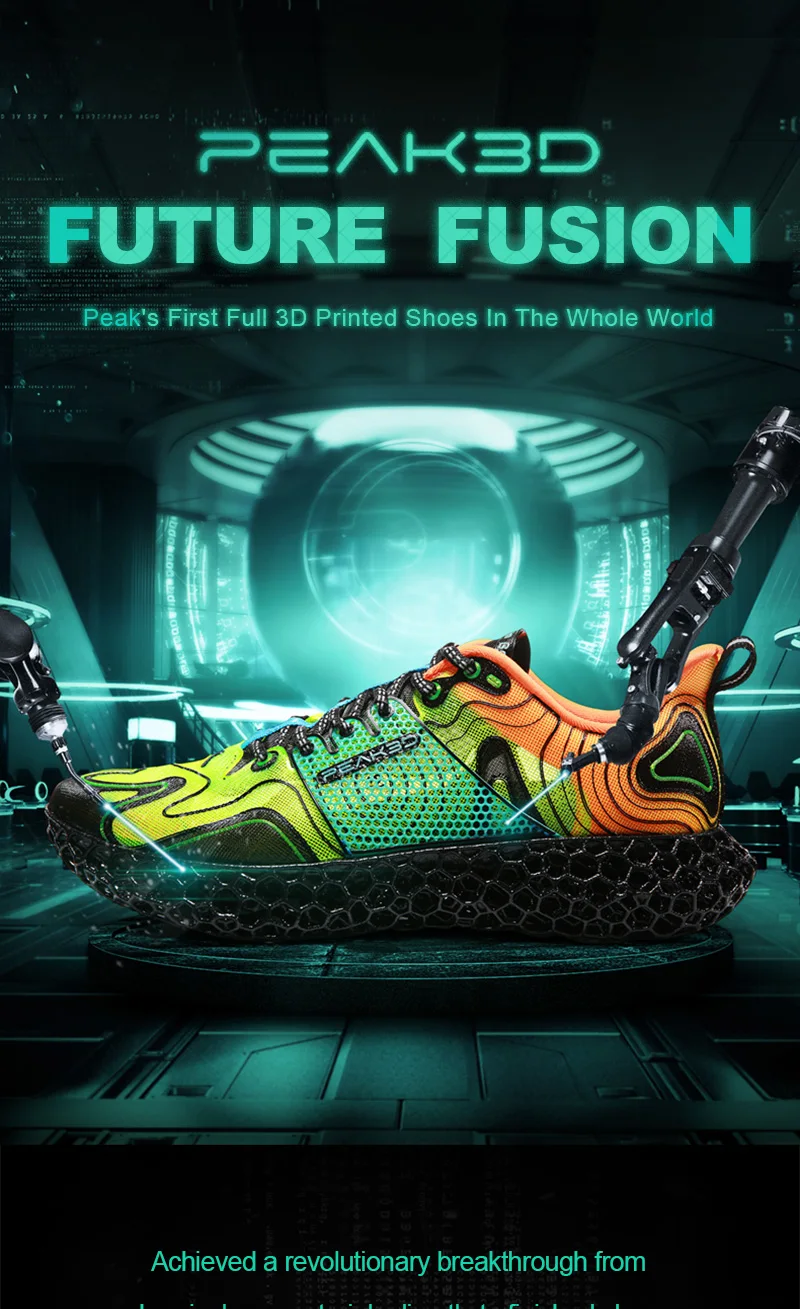 Пик Мужская обувь с 3D принтом модная обувь для отдыха и образа жизни смешанные цвета трендовая спортивная обувь пик 3D FUTURE2.0 кроссовки ограниченная