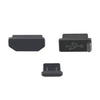 

3Pcs/Set Silicone Dust Plug for DJI Smart Controller HDMI/USB/Type-C Interface Dust Plug Cover for DJI Mavic 2 Accessories