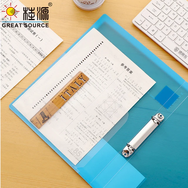 1pc Large Lever Arch with Ring Binder Metal Finger Pull Papers Clip For  School Creative Cute A4 File Folder - AliExpress