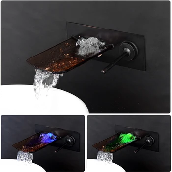 

Basin Faucet Single-Unit Full Copper Mixed Faucet Supply Wall Waterfall Hot And Cold Water Faucet Bathroom Kitchen Faucet DKF005