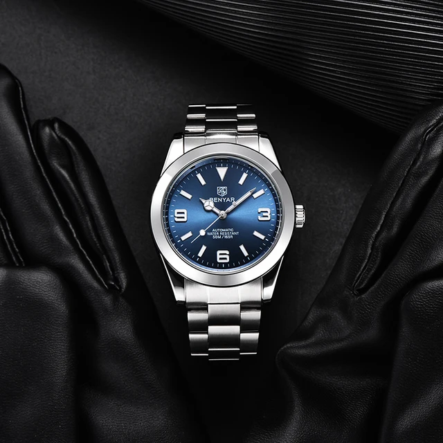 BENYAR 2022 New Stainless Steel Automatic Men Watches Top Brand Waterproof Luxury Men Mechanical Wristwatch Relogio Masculino 4