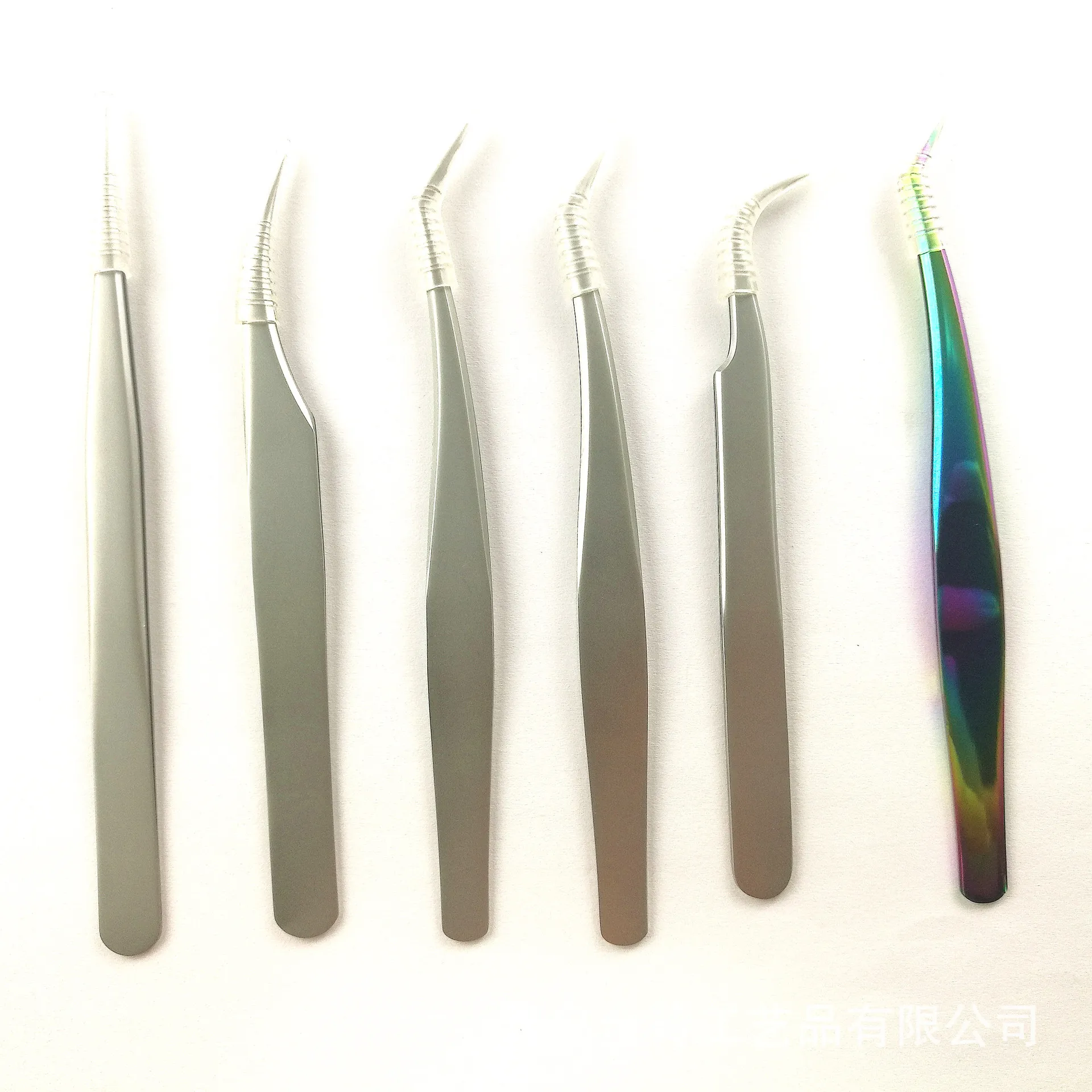Dai Po li наращивание ресниц нержавеющая сталь Tweezers Пинцет Пескоструйный Jinyu клип наращивание ресниц Пинцет