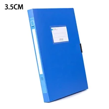 A4 папка для файлов портативный органайзер 3,5 см/5,5 см легкая сумка для хранения Коробка для файлов и документов бизнес синяя коробка для файлов