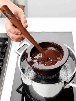 

Electronic Digital Thermometer Scraper Food Spatula Temperature Tester Silicone Milk Chocolate Food Thermometer Kitchen Tools