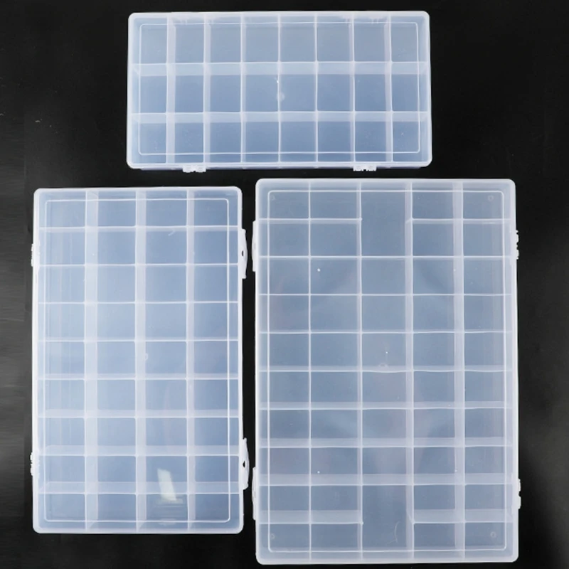 10/12/24/36/44/48 Grids Artist Paint Saver Palette Box Painting Storage Tray with Lid for Watercolor Acrylic Gouache Oil Paint