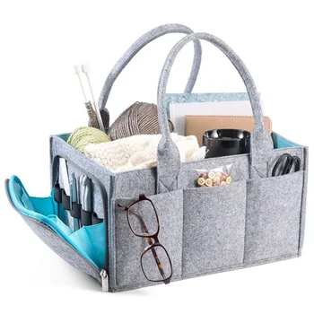 

Baby Diaper Caddy Organizer Portable Nursery Storage Basket Car Storage Basket Holder Bag with Zipper Home Storage Supplies