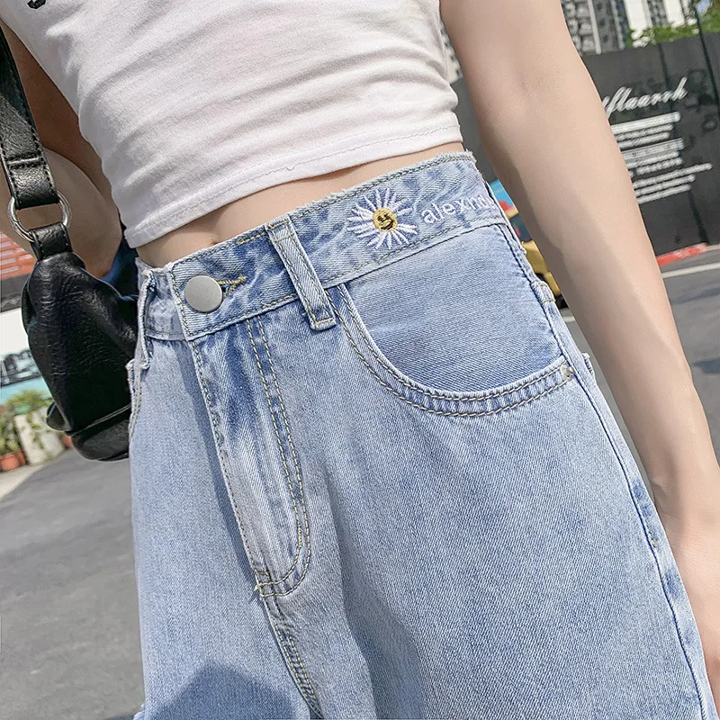 Jeans for women High Waist Slim Straight Ankle-Length Pants Jeans Woman 2020