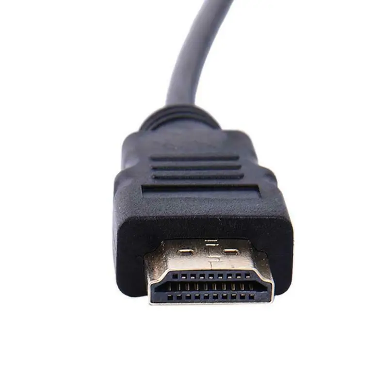 HDMI к VGA HD-15 D-SUB кабель конвертер адаптер для портативных ПК 1080p HDTV