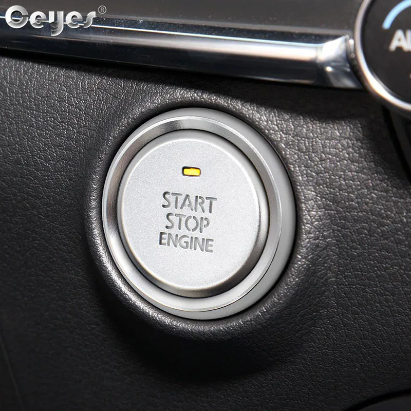 Ceyes 1 шт. аксессуары для автомобильных наклеек кольцо для запуска двигателя полупрозрачный выключатель Кнопка крышка подходит для Mazda 3 Axela Авто стиль