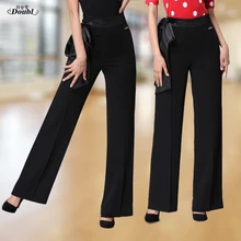 Модная одежда для латинских танцев, длинные штаны, квадратный танцевальный костюм, черная чача самба чача