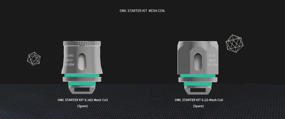 Electronic Cigarette ADVKEN Owl vape pen pod kit 0.2ohm 3ml capacity atomizer tank fit for 186502070021700 battery Vaper Kit (14)