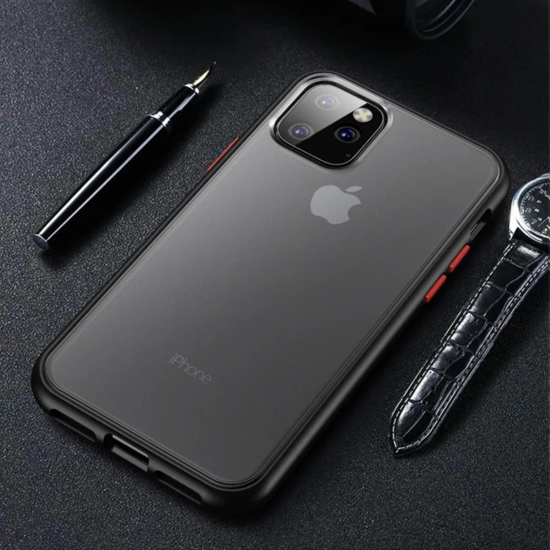 

Shockproof Transparent Hybrid Silicone Phone Case For iPhone 11 Pro max 2019 Brand Clear Soft Back Cover for iphone 11