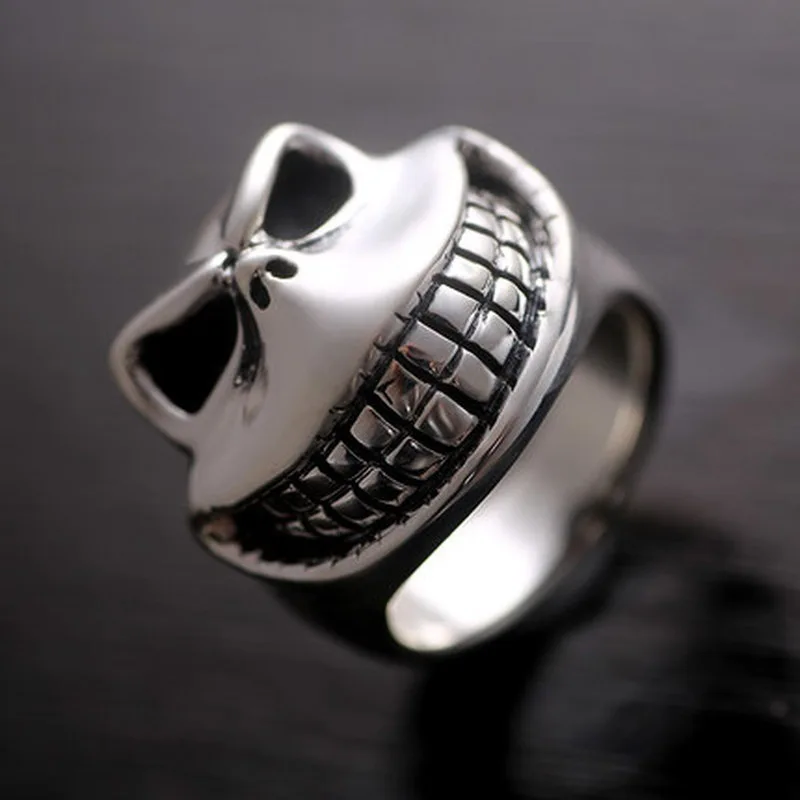 

New Men Fashion Ninja Turtles Strange Smile Signet Ring European Hip Hop Male Finger Rings Anel Masculino Jewelry