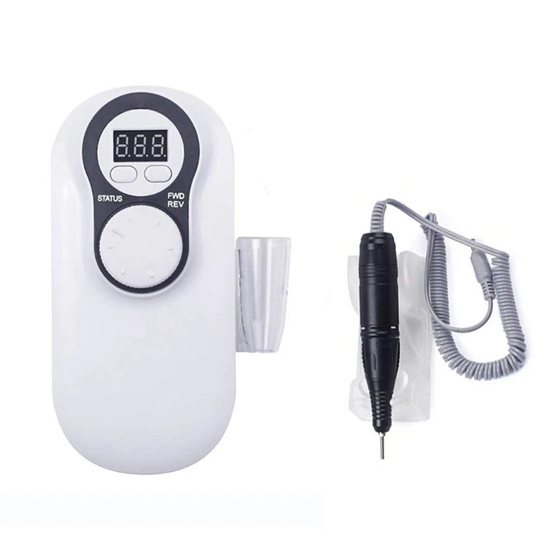 

30000Rpm Nail Drill Machine Portable Rechargeable Pedicure Strong Polishing Electric Machine For Manicure Nail Tools With 4 Meta