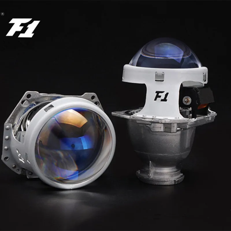 Бесплатная доставка Биксеноновые Hid линзы проектора AES Kingkong F1 3 0 дюйма синее