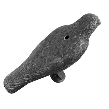 

Yard Decor Crow Decoy Hunting Decoy Outdoors Black PE Target Trap Fake Bird Hunting Pest Garden Creative Tree
