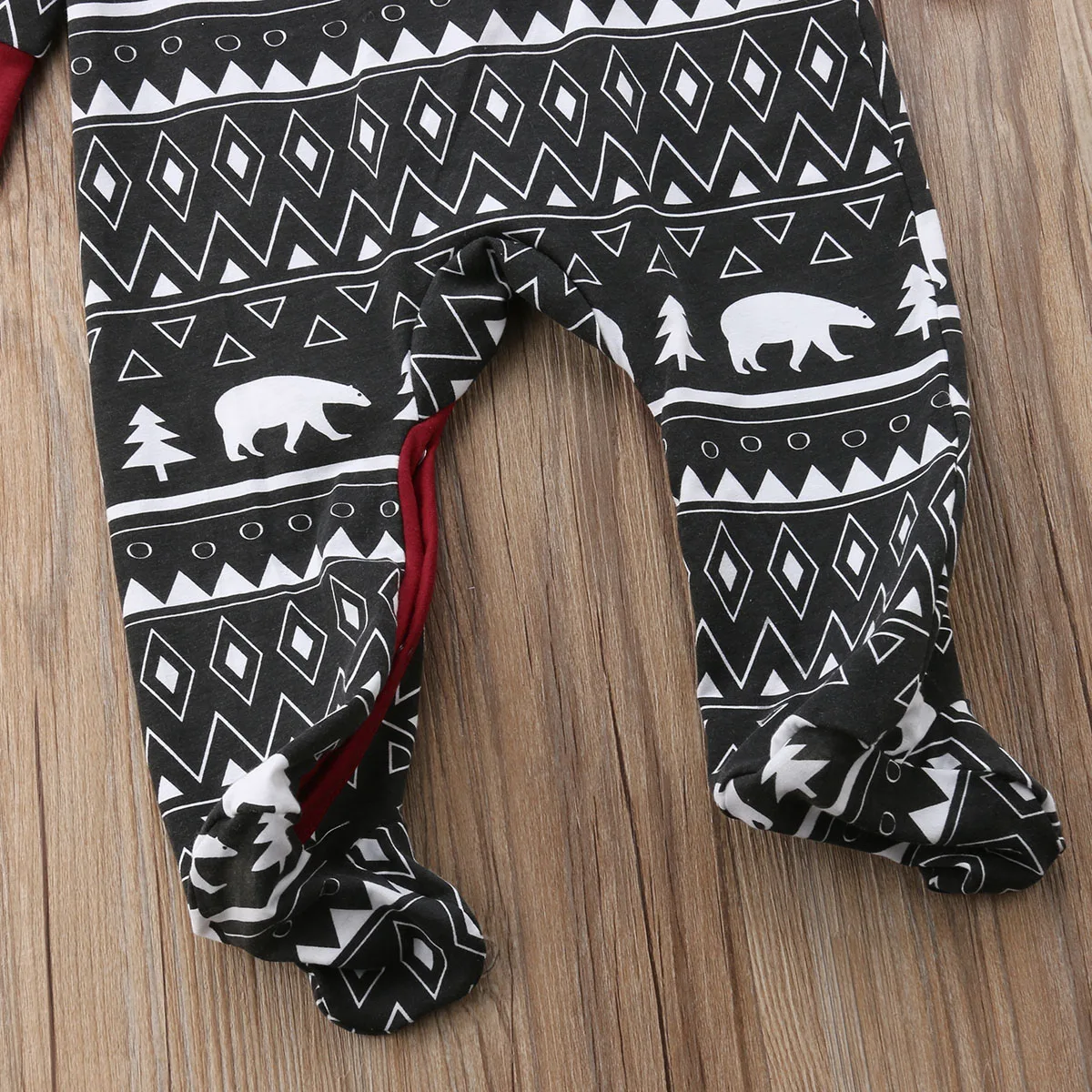 Рождественское одеяло с длинными рукавами для маленьких мальчиков и девочек, одежда для сна, Пижамный костюм
