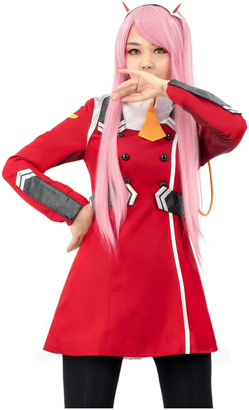 Women's Zero Two Code 002 Cosplay Costume Japanese Uniform