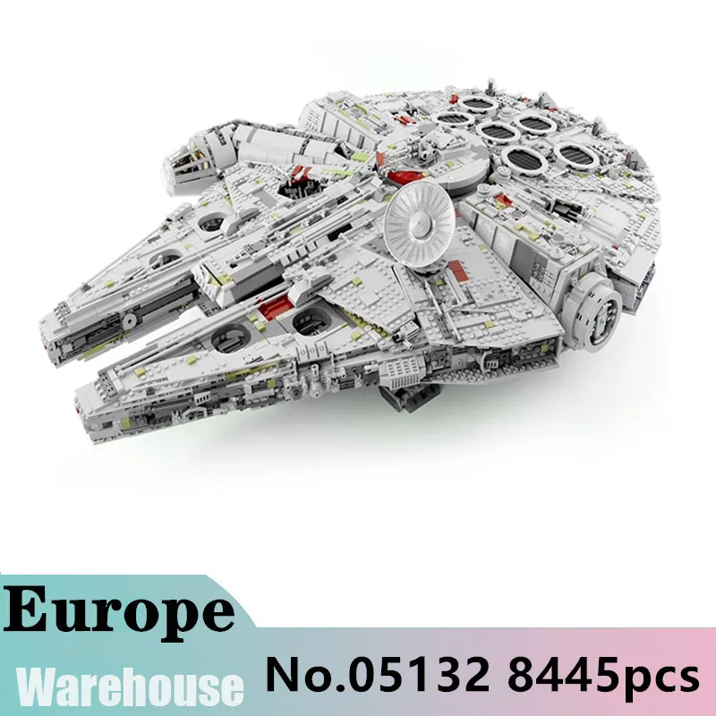 

Lepinblocks 05132 Star wars King Building Block USC Falcon Death Star Ships Millennium Toys Bricks Compatible 75192 Kids Gift