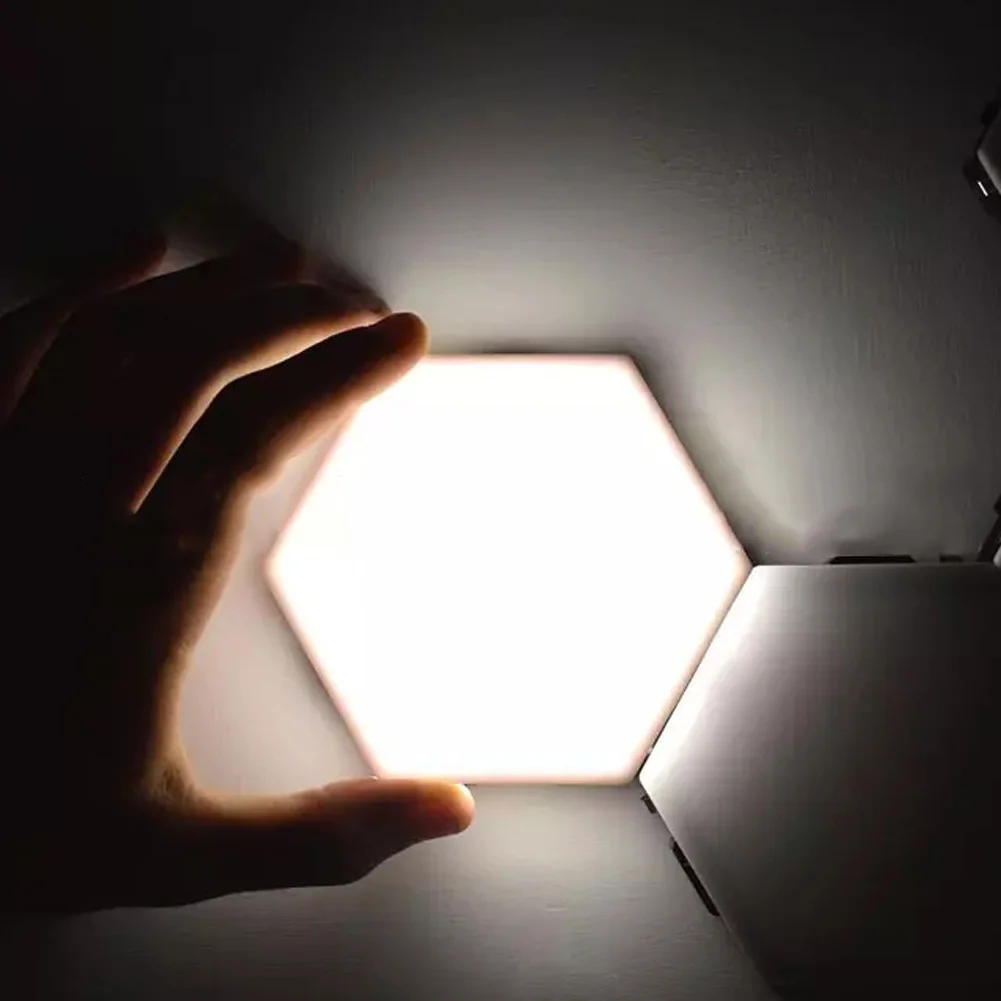 

Honeycomb Assembly Touching Light DIY Wall Lamp Smart Light for Bedroom Hallway Bathroom TSH Shop
