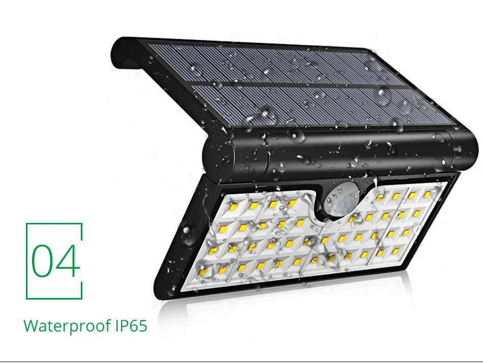 IP65 Outdoor Solar Led Lighting Home Garden Street Courtyard Solar Wall Lights Motion Sensor Lamp Modern Lithium Battery (12)