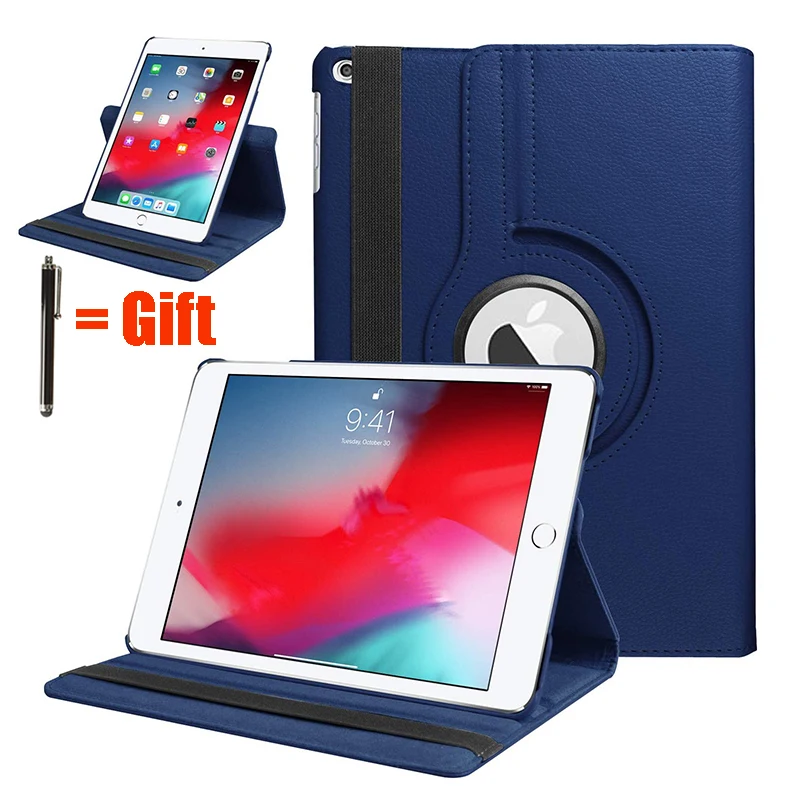 Чехол для нового iPad 9 7 дюйма 2018 2017 чехол с поворотом на 360 градусов смарт чехлы
