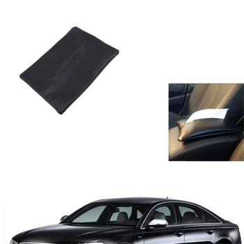 

Car Tissue Box Universal PU Car Sun Visor Hanging Type Multifunction Tissue Cover In Car Styling Supplies