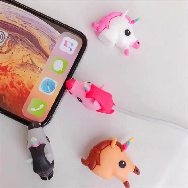Unicorn Usb Cable Protector Unicorns Charging Cable Protective Wire