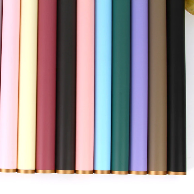 5pcs/set 58*58cm Phnom Penh Matte Flower Gift Wrapping Paper Waterproof DIY Wedding Decoration