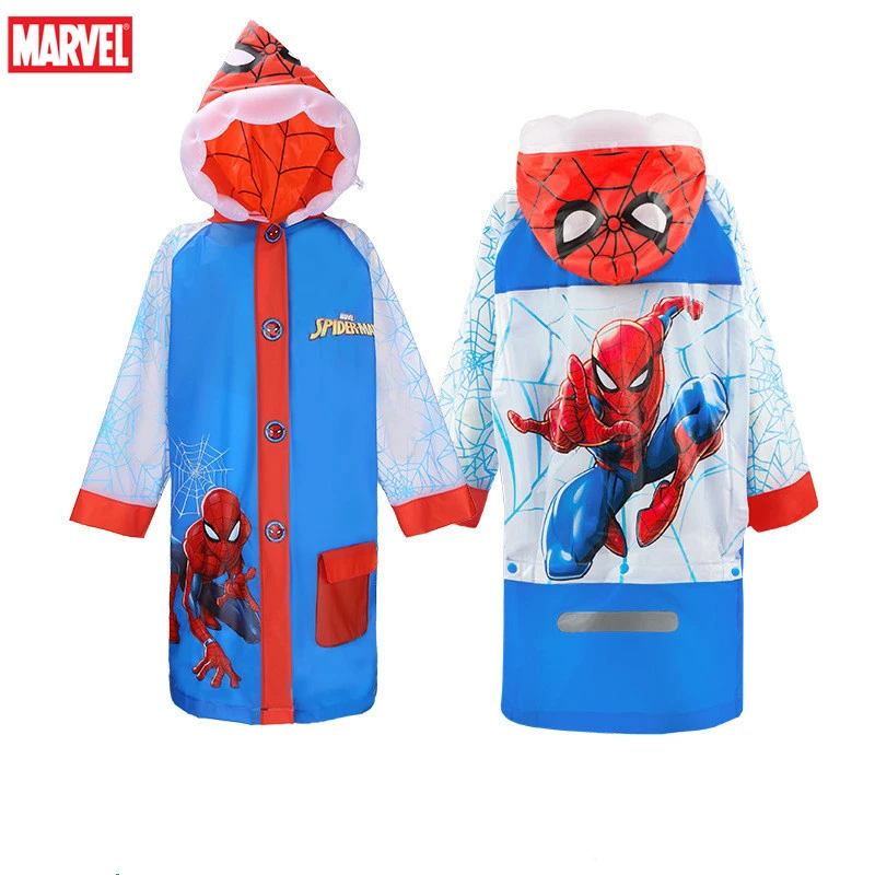 ディズニーマーベルスパイダーマンレインコート不浸透性ミッキーマウス子供ポンチョ男の子レインウェアレインスーツ男性レインコートギフト レインコート Aliexpress
