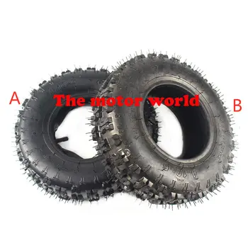 

Free Shipping Good Quality Two Types of Tires 4.10-6 Inner and Outer Tyre Vacuum Tire Fit ATV Quad Go Kart 47cc 49cc Tire