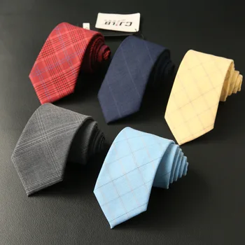 

ORINERY Wholesale Men Ties Striped Cotton Business Ties for Men Skinny Necktie Wedding Shirt Accessories Jacquard Slim Tie Dress