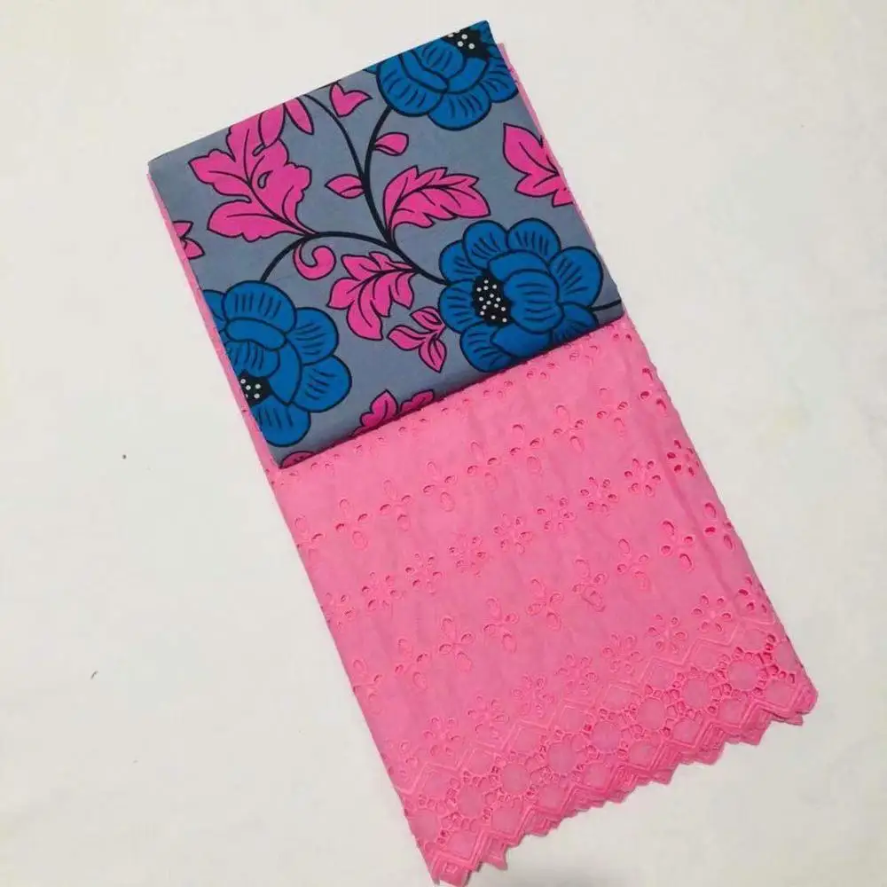 2,5 yхлопковое кружево+ 3Y африканская яванская Вощеная швейцарская вуаль кружевная ткань последняя Тяжелая вышивка популярный Дубай Стиль lisa03