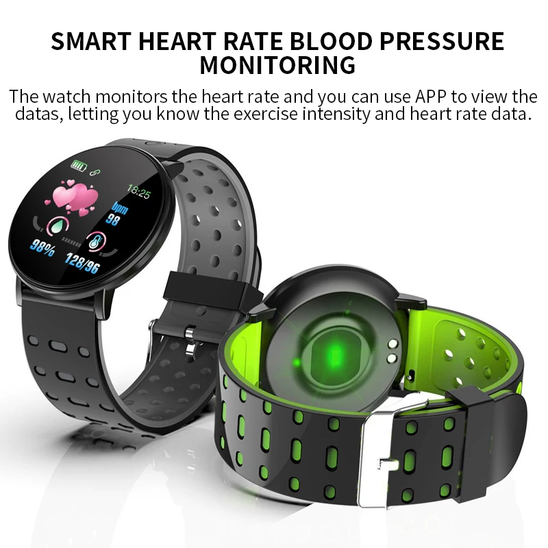 Смарт-часы-браслет, мужские, Wen, водонепроницаемые, измерение артериального давления, фитнес-трекер, пульсометр, шагомер, умный Браслет