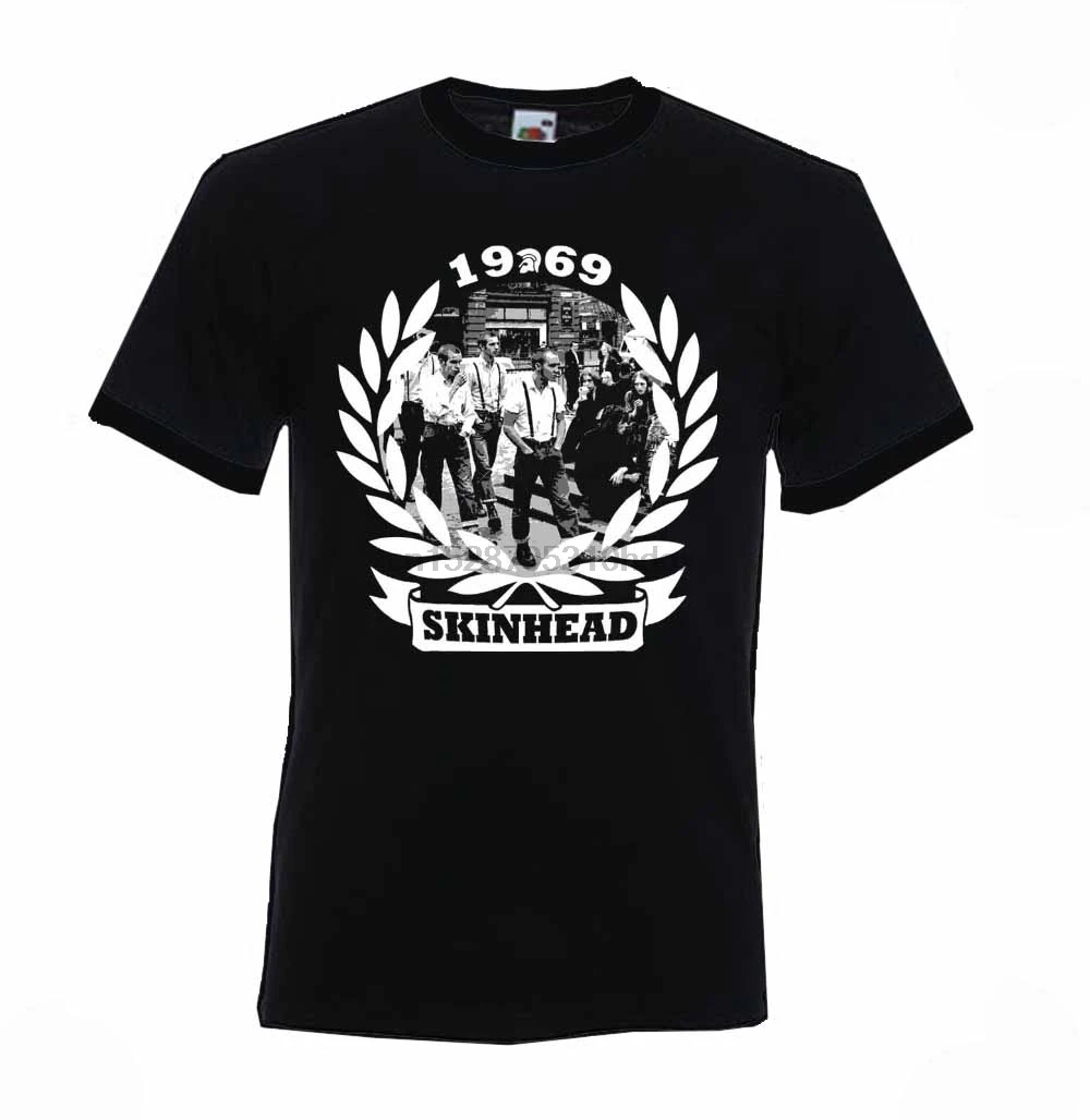 1969 футболка с логотипом Skinhead Northern Soul Мужская контрастным звонком 2019 модные