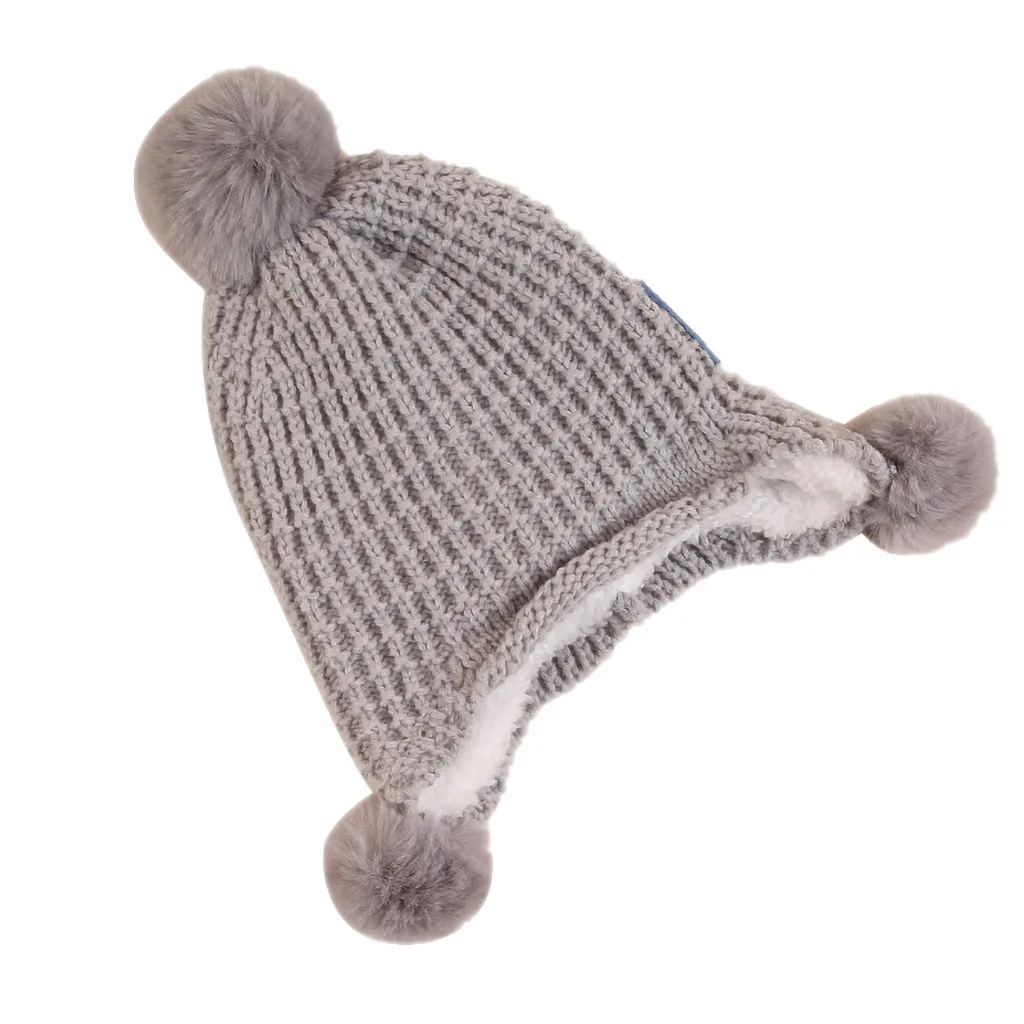 Lovely Hats For Newborns knitting Fitted Newborn Photography Props Winter Warm Solid Hat Baby Baby Hat Winter шапка детская