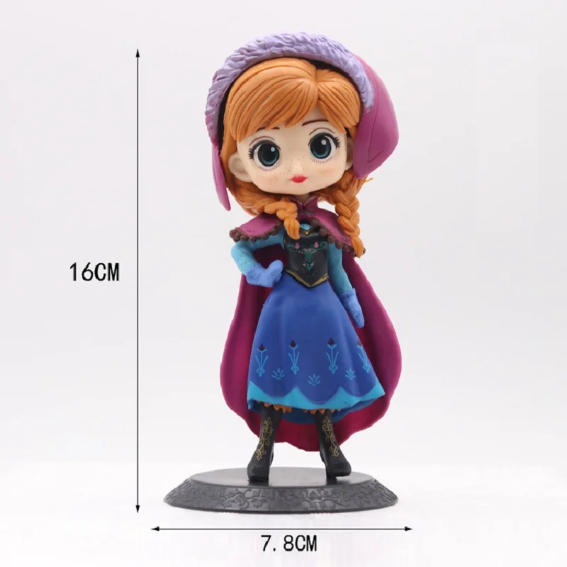 Игрушки Q Posket Принцесса Эльза Анна Рапунцель Белоснежка экшн Фигурки ПВХ