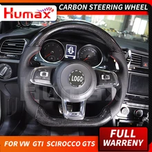 Для GT I Scirocco GTS углеродное волокно рулевое колесо Универсальная замена Углеродные аксессуары рулевое колесо авто тюнинг аксессуар