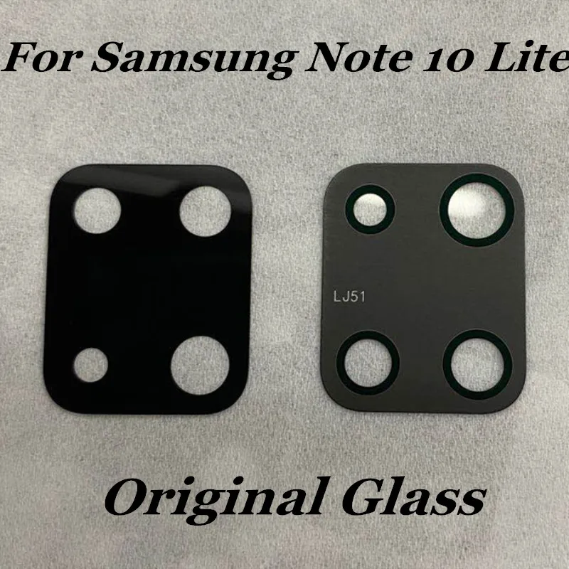 100 шт. оригинал для Samsung note 10 lite задняя камера стеклянная крышка объектива с