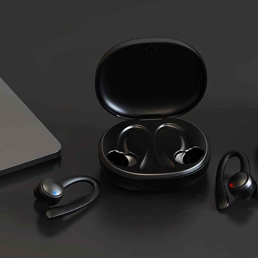 Bluetooth 5,0, Автомобильная Bluetooth гарнитура, 180 часов в режиме ожидания, умные наушники, спортивные наушники, бизнес гарнитура, ушные крючки для Siri/Google