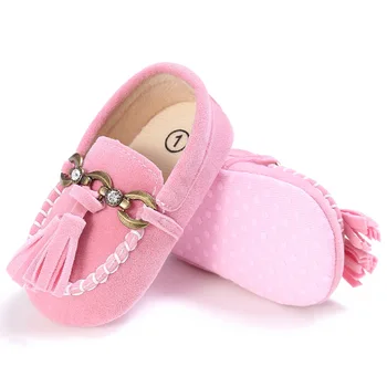 

Factory direct sales fashion comfortable shoes 0-1 year old baby leather shoes toddler shoes moccasins soft moccasins new