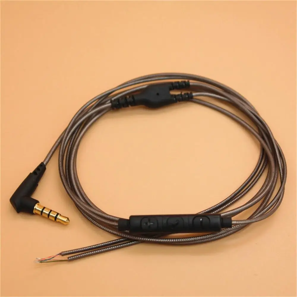 LEORY 3.5mm DIY Earphone Audio Cables With Microphone Repair Headset
