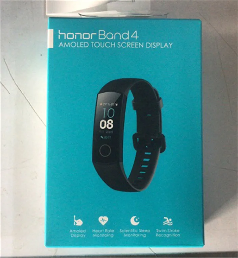 Смарт-браслет huawei Honor Global version Band 4, мониторинг сердечного ритма в реальном времени, 5 АТМ, водонепроницаемый, для плавания, фитнес-трекер