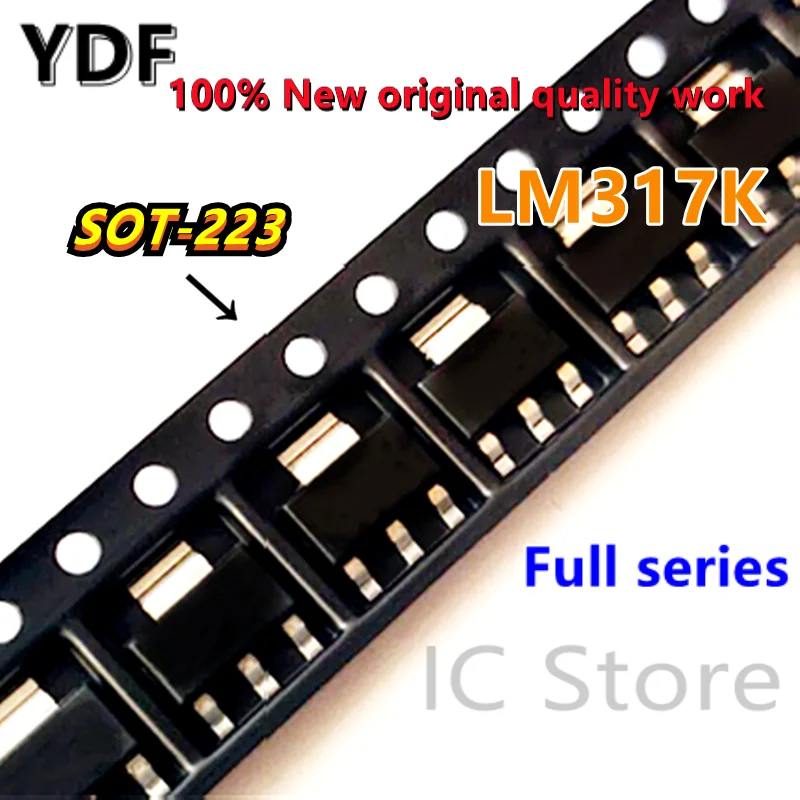 (10pcs) 100% New LM317K SOT223 LM317 317 SOT SMD SOT-223 | Электронные компоненты и принадлежности