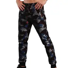 Мужские штаны для фитнеса, бодибилдинга, тренажерного зала, одежда для бега, спортивные штаны, камуфляжные спортивные штаны